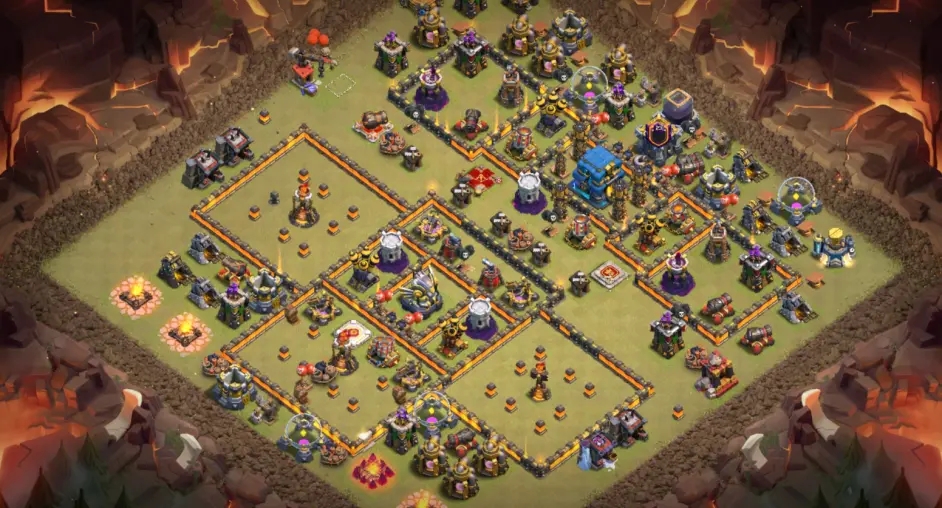 《部落冲突》12本阵型怎么摆参考链接可复制分享