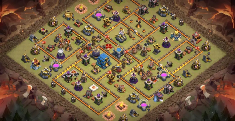 《部落冲突》12本阵型怎么摆参考链接可复制分享