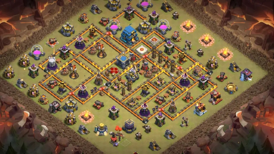 《部落冲突》12本阵型怎么摆参考链接可复制分享