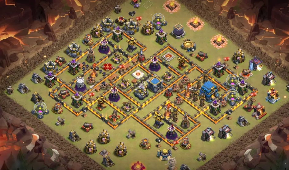 《部落冲突》12本阵型怎么摆参考链接可复制分享