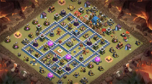 《部落冲突》12本好用的防三星阵型链接复制分享