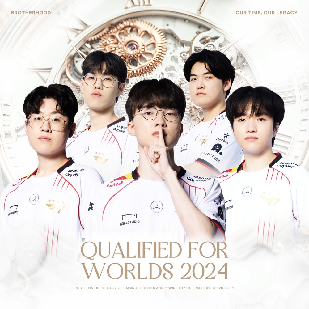 T1锁定《英雄联盟》世界赛门票，Faker第九次参赛创纪录
