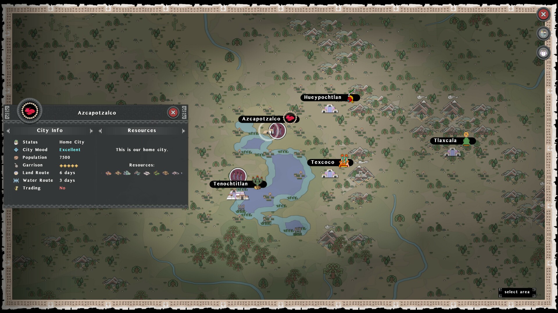 策略模拟《特拉托亚尼：阿兹特克城》推出抢先体验