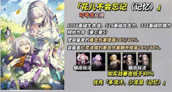 崩坏:星穹铁道3.4新增四星光锥适配角色
