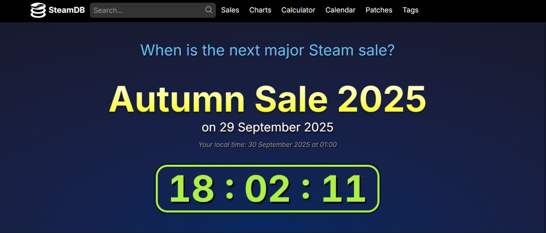 2025年Steam秋季特卖及后续活动日程一览
