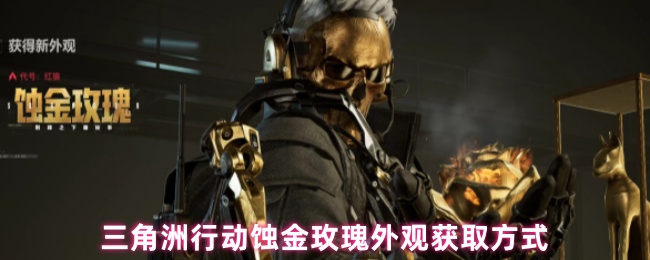 三角洲行动蚀金玫瑰外观获取方式