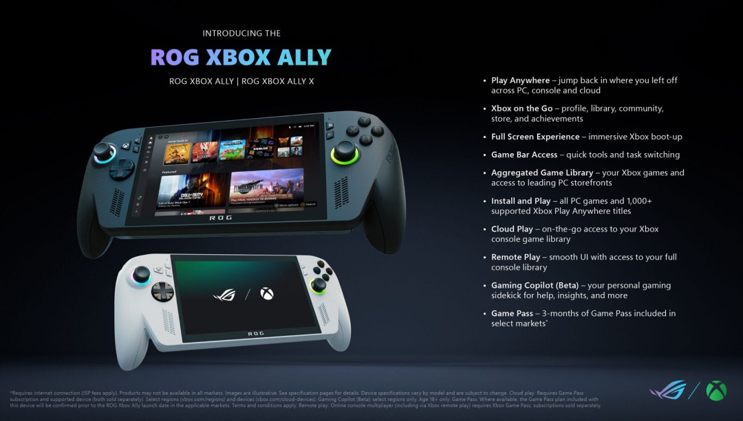 ‌Xbox掌机定价争议：微软称华硕掌握最终决定权