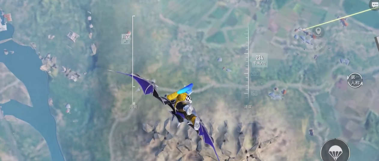 绝地求生怎么跳伞远