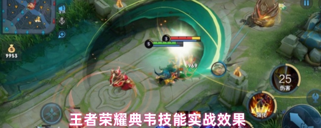 王者荣耀典韦技能实战效果