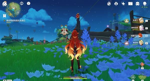 《原神》5.8版本悠悠度假村火神瞳位置分布