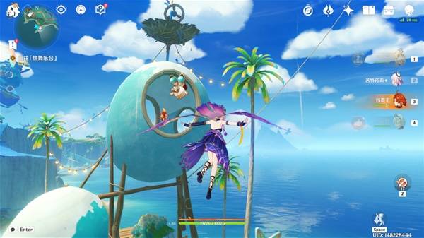 《原神》5.8版本悠悠度假村火神瞳位置分布