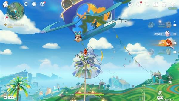 《原神》5.8版本悠悠度假村火神瞳位置分布