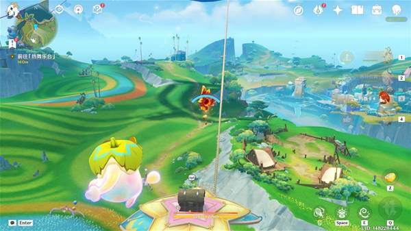 《原神》5.8版本悠悠度假村火神瞳位置分布