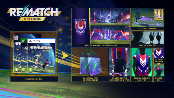 《开球！Rematch 精英版》实体版首发含专属内容‌